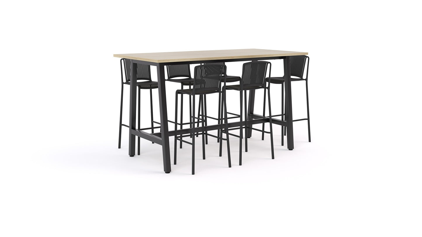 Cubit Bar Leaner & Legrille Chairs